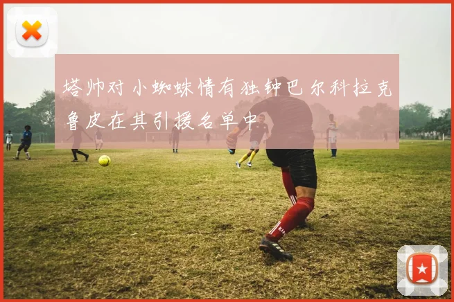 塔帅对小蜘蛛情有独钟巴尔科拉克鲁皮在其引援名单中